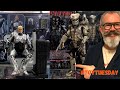 Neca predator vs robocop action figure unboxing collaboration