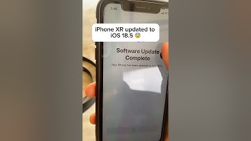 iOS 18.5 on the iPhone XR 😱 #iphone #mexinspire