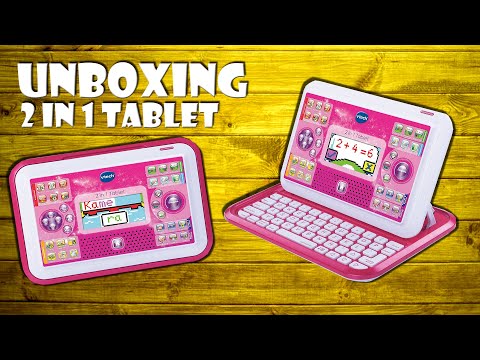 Unboxing Vtech 2-in-1 Tablet Lerncomputer Spielzeug Laptop 5-7 Jahre