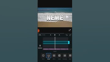 Sea waves Text Reveal in Vn App Video Editor Tutorial #shorts