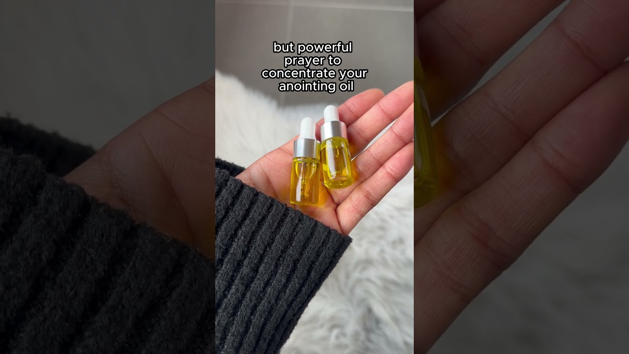 How To Pray Over Your Anointing Oil 🤍 | BlessingBoxCo. 