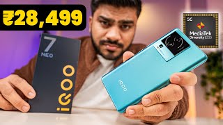 iQOO NEO 7 Unboxing - First Sale Unit | Dimensity 8200🔥 | 120Hz AMOLED 😍 | No Ultra-Wide 📷🫤