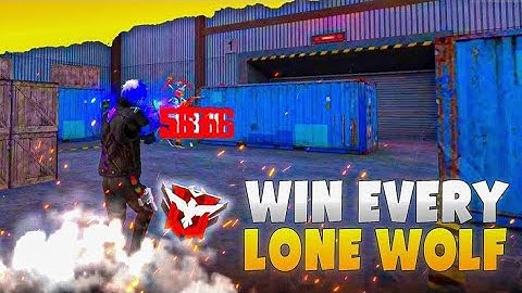Free fire lone wolf offline prank [only 1 round]😂#Funny 