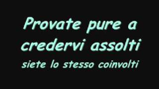 Video thumbnail of "Canzone del maggio testo - Fabrizio de André"
