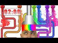 2 minute timer  rainbow colours slime maze 