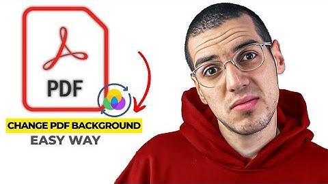 How to Change PDF Background Color from Black to White (2025)