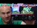 Scarlett solo  2i2 mono get stereo sound tips  tricks hot tips