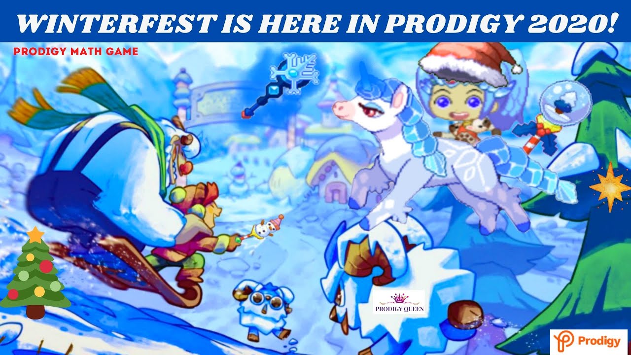 PRODIGY MATH GAME Prodigy Winterfest 2020 is Here! Prodigy New Pet