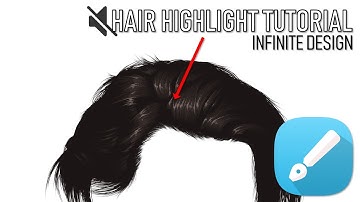 How to Add Hair Highlights Using Infinite Design | onethird_art