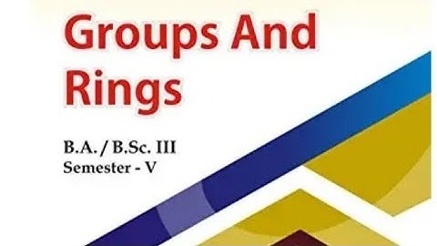 groups and Rings Chapter 2 solution exercise 2.2 and 2.3 #bsc #ba 5th semester maths