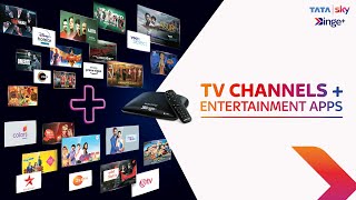 Tata Sky Binge Plus | Product Reveal | Live TV + 9 premium apps | One Smart Set Top Box screenshot 5