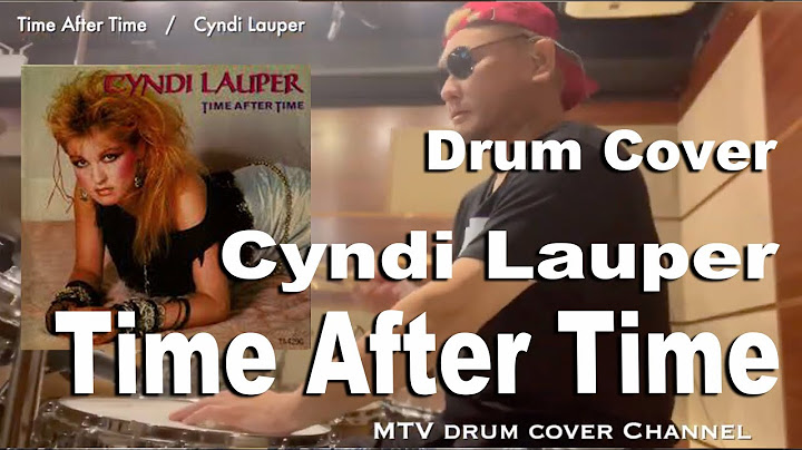 Time After Time Drums version - Drums performance video thumbnail