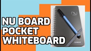 Nu Board Memo Size Pocket Whiteboard Notebook and Eraseable Pens Unboxing and Review