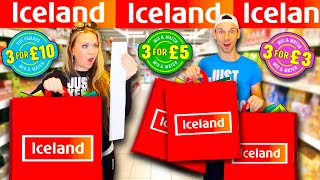 ONLY buying Iceland MIX & MATCH items! 😮 budget grocery shopping