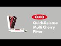 Fastest Way to Pit Cherries with OXO Quick-Release Multi Cherry Pitter