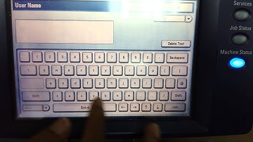 create user id in xerox copier
