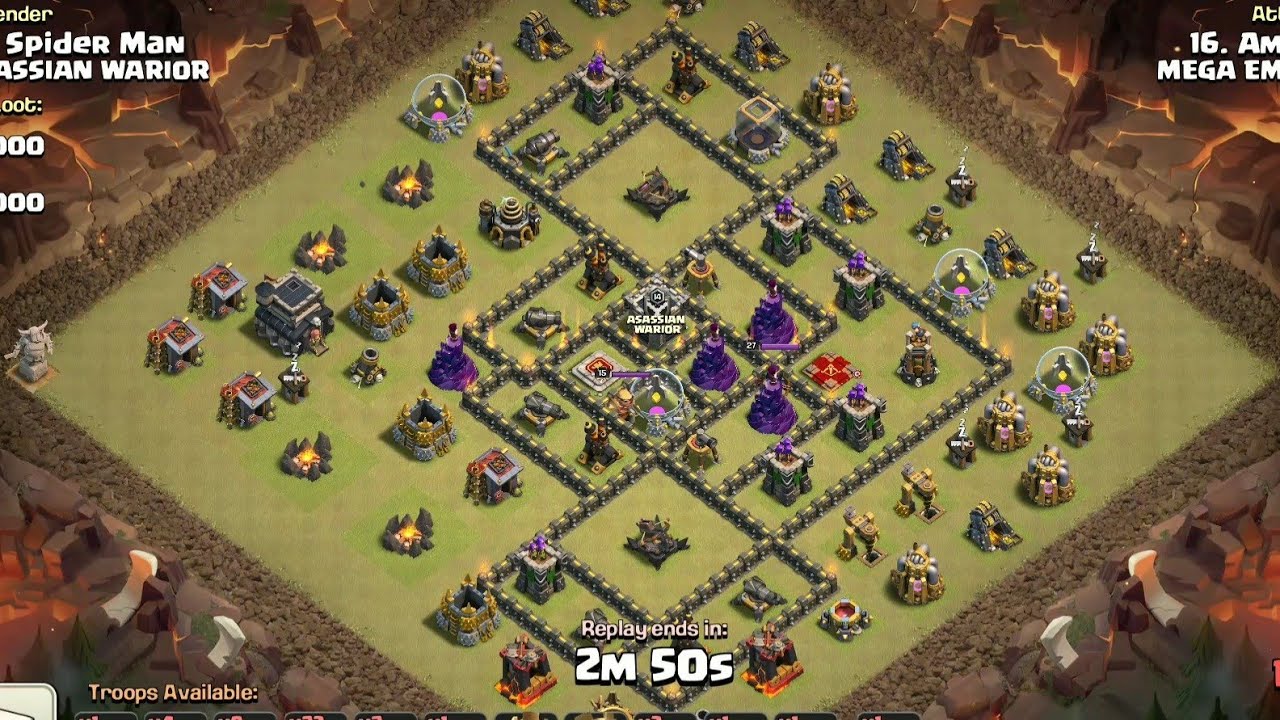Weird Th9 War Bases vs Th9 GoBoHo War Attack Strategy | Clash of Clans