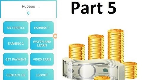 Earning Money App In Android Studio - Part 5 - Main Menu