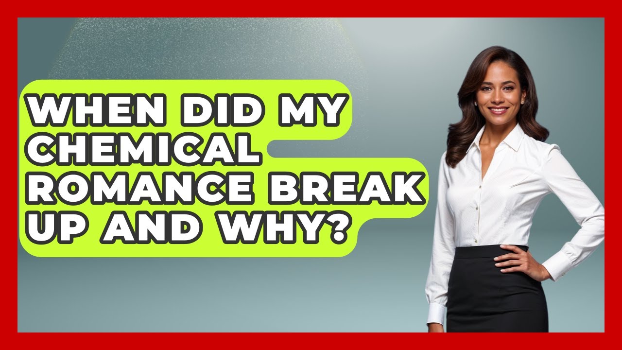 When Did My Chemical Romance Break Up And Why? - I'm a 2000s Baby