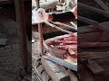 remove the glue on the car spring #traditionalblacksmith #medievalblacksmith #forgedfromiron