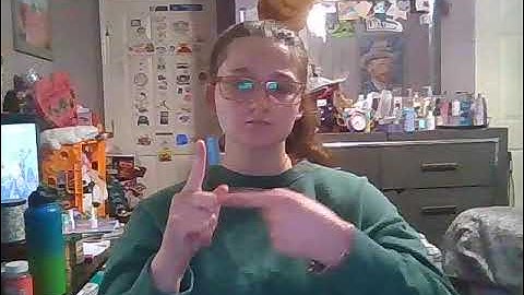 ASL expressive test video