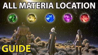 Final Fantasy 7 Remake - All Materia Location Full Guide 100%