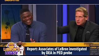 Skip Bayless Catches Keyshawn Johnson In A Lie About LeBron James Colleague