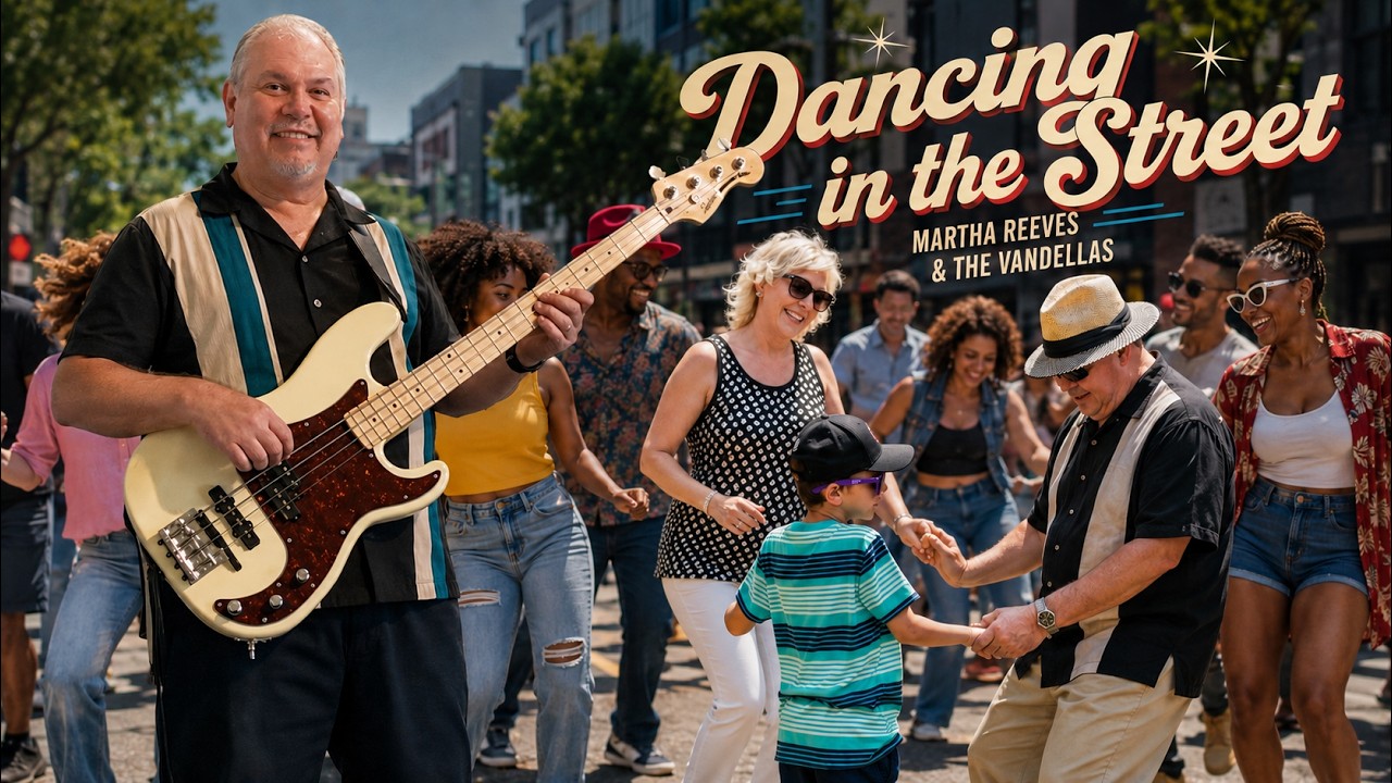 Martha Reeves and the Vandellas - Dancing in the Street (Bass cover) thumbnail