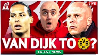 ARNE SLOT TO COACH NOT MANAGE LIVERPOOL + VAN DIJK LINKED TO DORTMUND! Liverpool FC Latest News