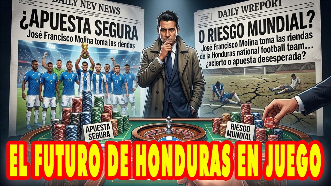 ¿APUESTA SEGURA O RIESGO MUNDIAL? José Francisco Molina toma las riendas de la Selección de Honduras