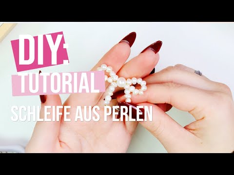 DIY – Schleife aus Perlen