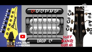 6 Strings DROP C# TUNING (C#-G#-C#-F#-A#-D#)