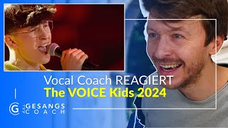 Gesangslehrer Reagiert - The VOICE Kids - Jakob - Sound of Silence 🔥