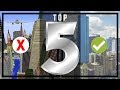 TOP 5 Minecraft Skyscraper Building Mistakes (Xbox One)