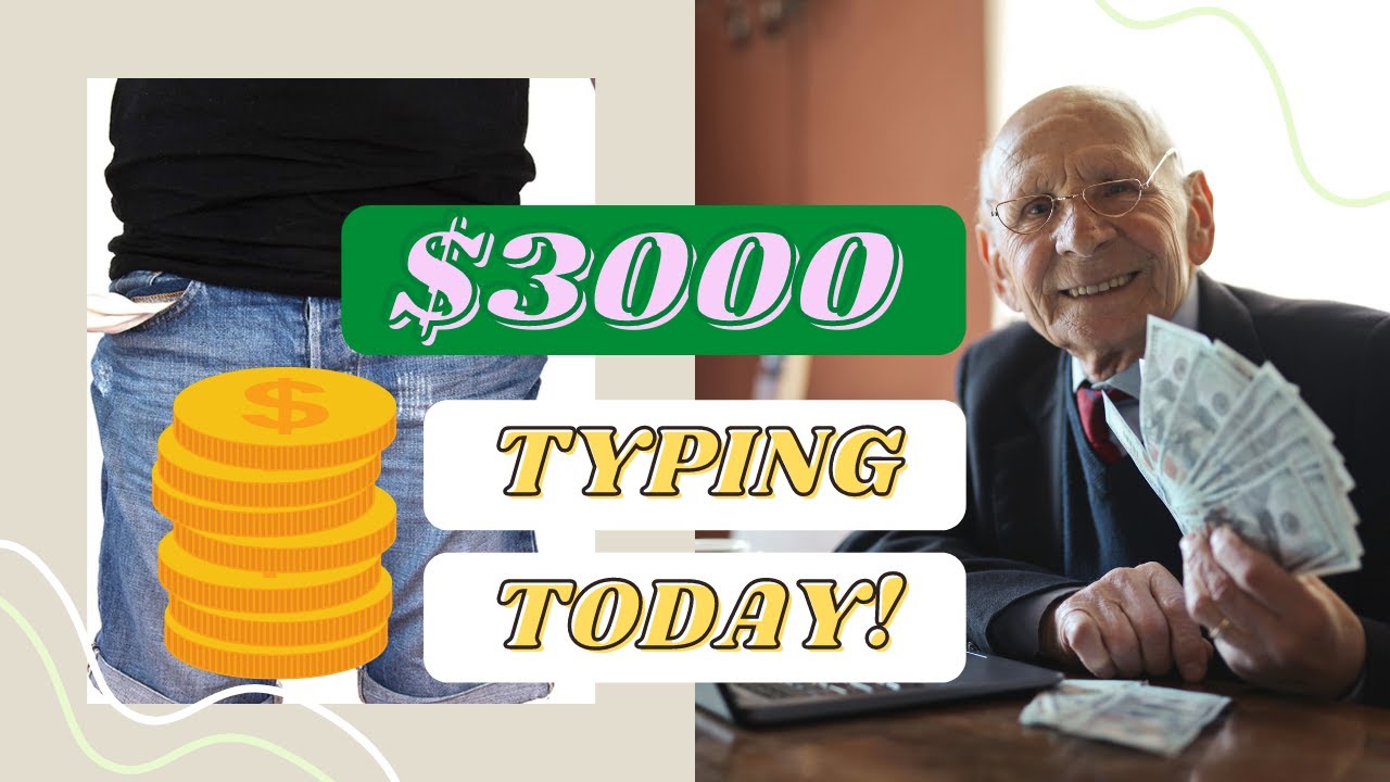 Make $3000 per month with typing (work from home)