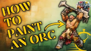 Orc Miniature Painting Tutorial : Miniature Painting Techniques with the Airbrush