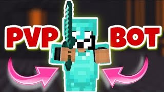 The BEST Mcpe PVP Practice Map With BOTS (how to download) screenshot 2