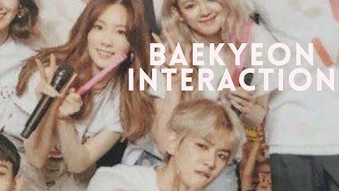 Baekhyun Taeyeon Interactions After Break-Up Rumors
