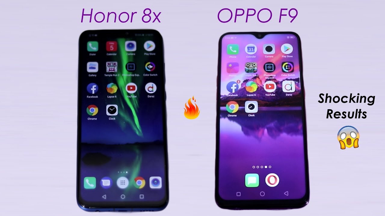 Honor 8X Vs OPPO F9 / Pro Speed Test! Shocking Results😲😲 😲