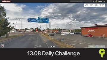 GeoGuessr - 2020-08-13 Daily Challenge - an almost perfect score