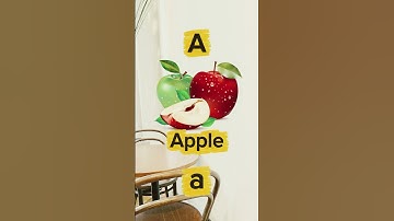 🍎 LEARN THE Letter A and 
