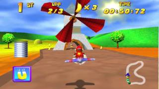 Diddy Kong Racing: Windmill Plains (Silver Coin Challenge) [1080 HD]