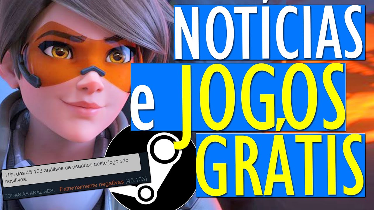 OVERWATCH 2 GRÁTIS na STEAM KKKKKKKKK, NOVO JOGO de GRAÇA para