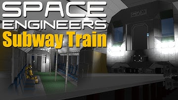 Working Subway Train! - SPACE ENGINEERS - (City build)
