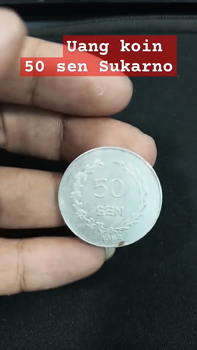 uang koin 50 sen Sukarno, Riau