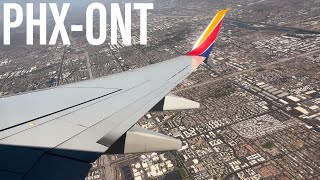 Full Flight #47 - Southwest Airlines - Boeing 737-700 - Phoenix (PHX) to Ontario (ONT)