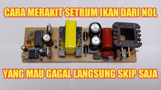 cara membuat setrum ikan pdc - merakit setrum ikan pdc - tutorial setrum ikan