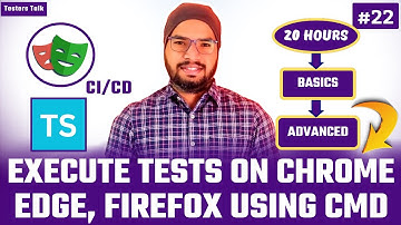 Playwright TypeScript #22 Execute Playwright Tests on Chrome, Edge & Firefox Browsers