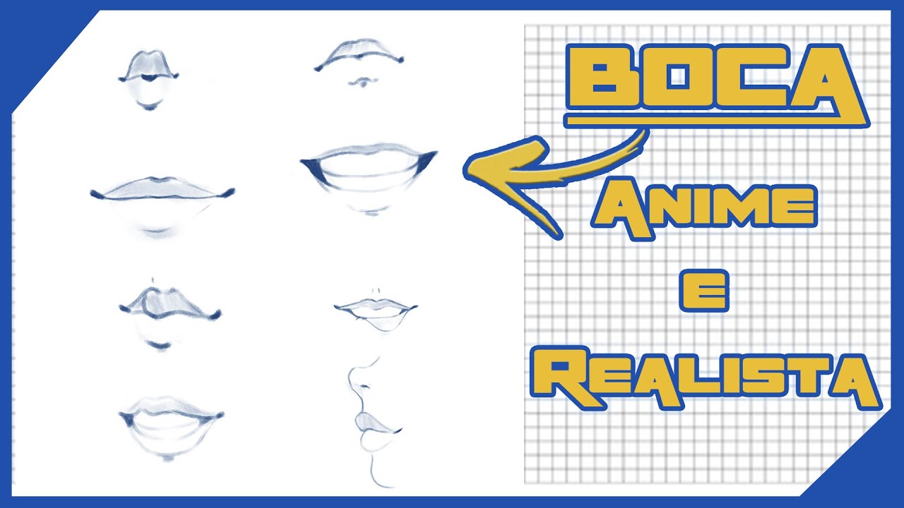 Qual das 5 bocas você desenhar bem? #arte #tutorial #desenhandoboca #d