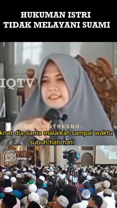 Hukum istri menolak ajakan suami di ranjang || ustadzah nurfadilah #shorts